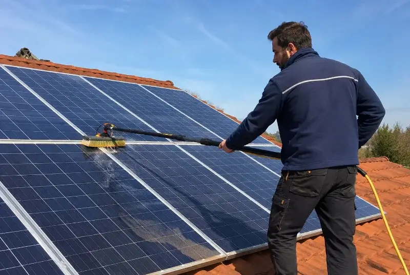 Nettoyage et entretien de panneaux solaires à Saint-Paul-et-Valmalle